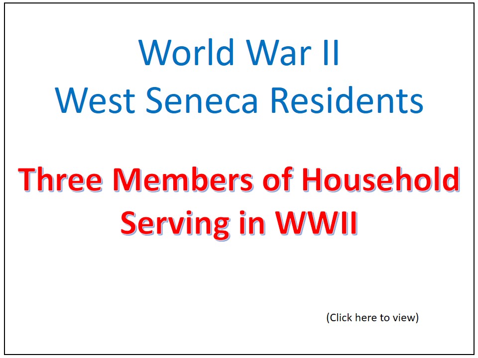 Three Members of Household Served in WWII